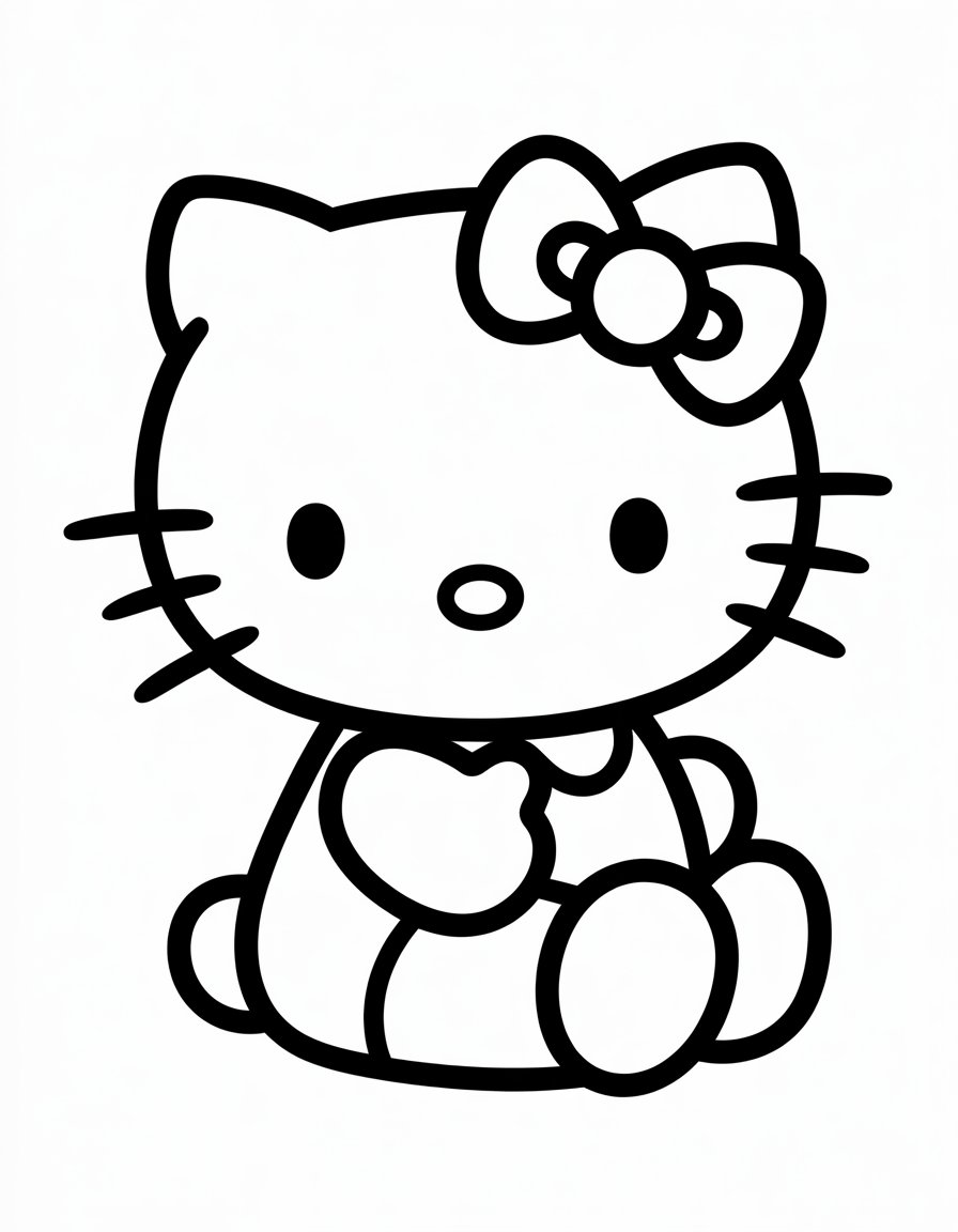 Hello Kitty Sitting